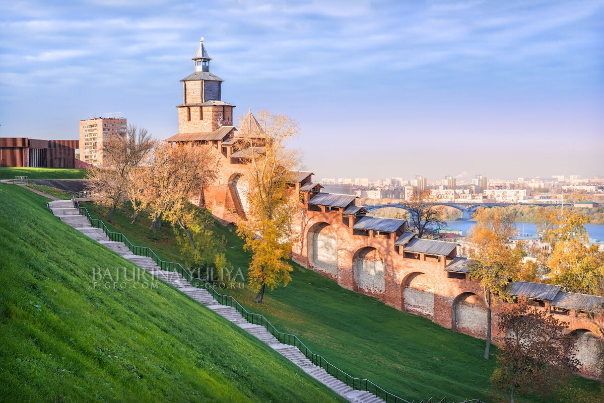 Часовая башня и мост - Юлия Батурина