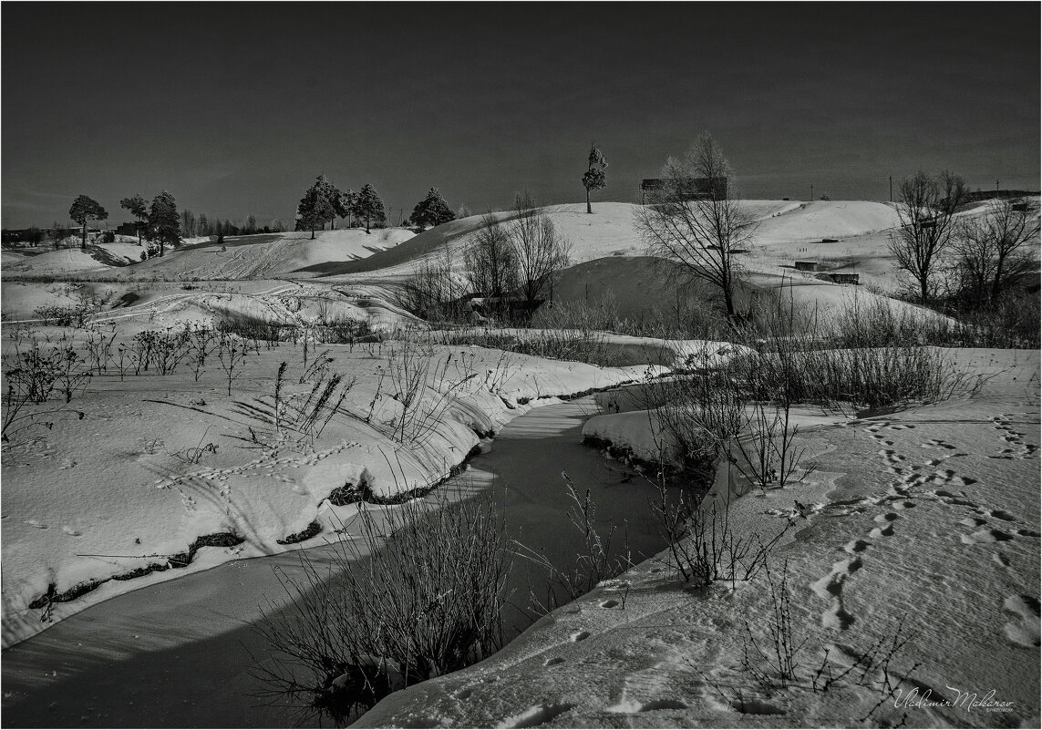 "На изгибе. Зима"© - Владимир Макаров