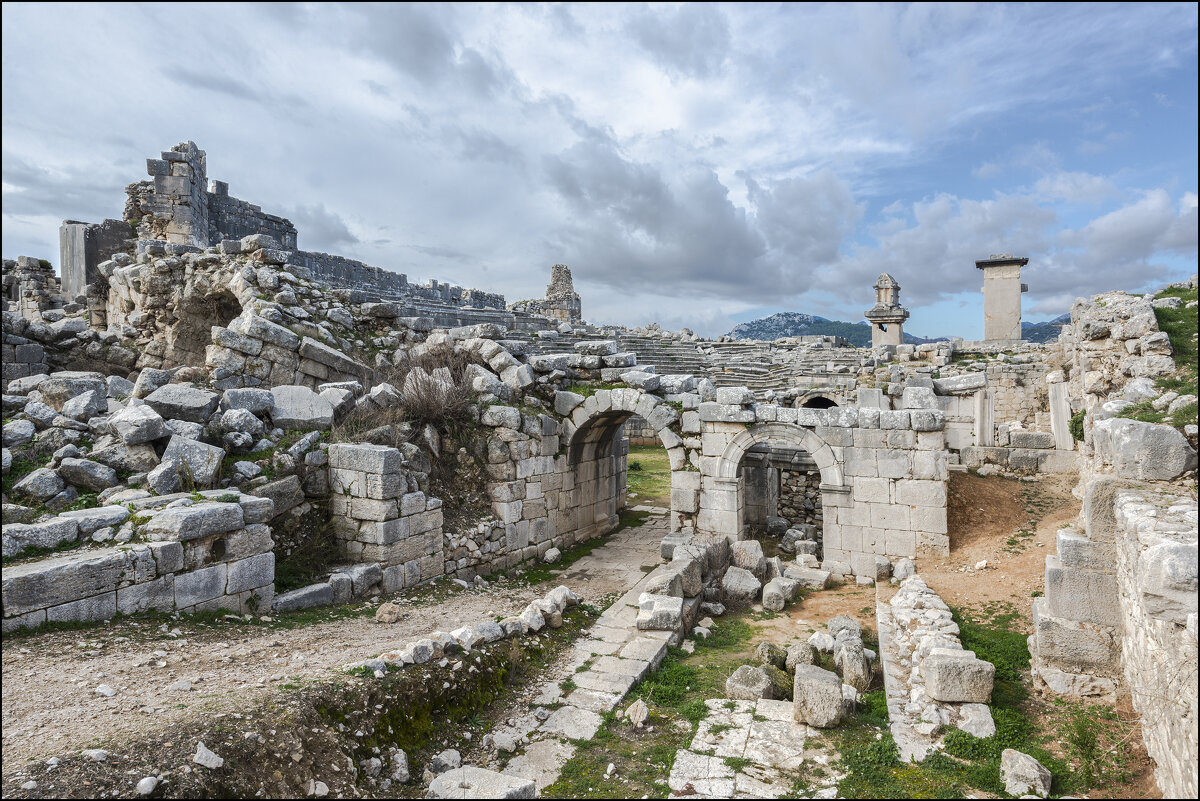 Аничный город Ксантос. Руины театра - vedin 