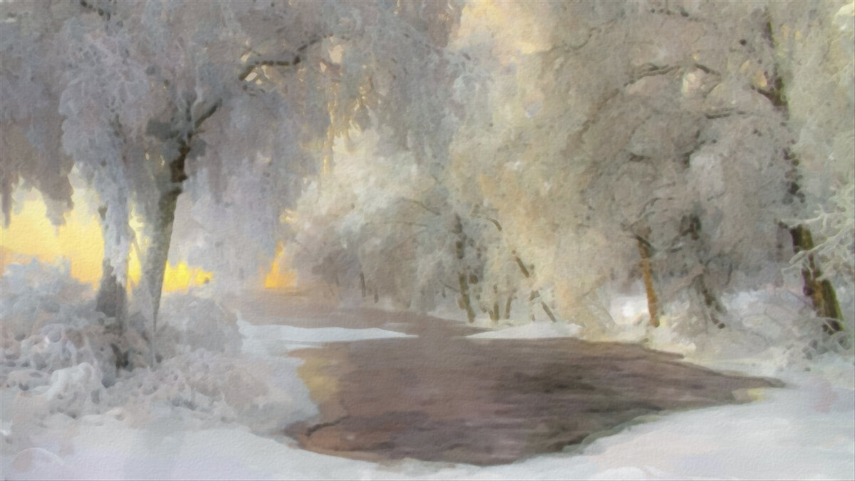 Зимний пейзаж - Aleksey Afonin