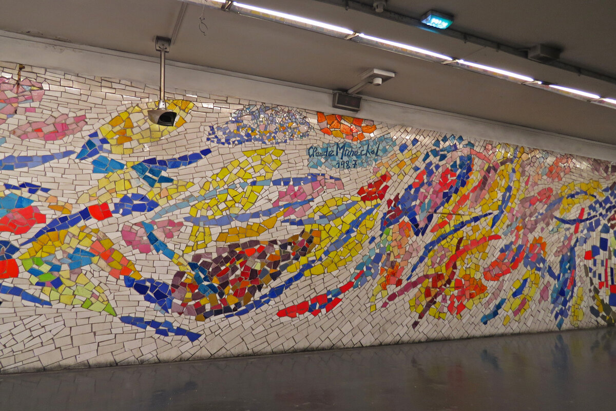 мозаика в метро Парижа - ИРЭН@ .