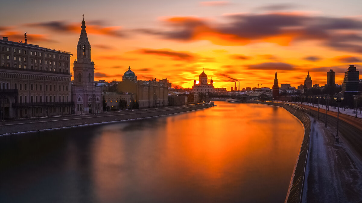 Закат на набережной - Денис 1fotokot