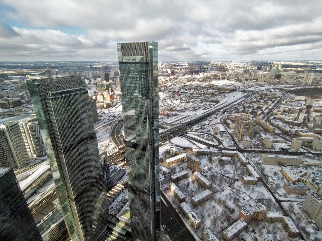 Вид на Москву с 89 этажа башни "ФЕДЕРАЦИЯ" в Москва-Сити. - Борис Бутцев