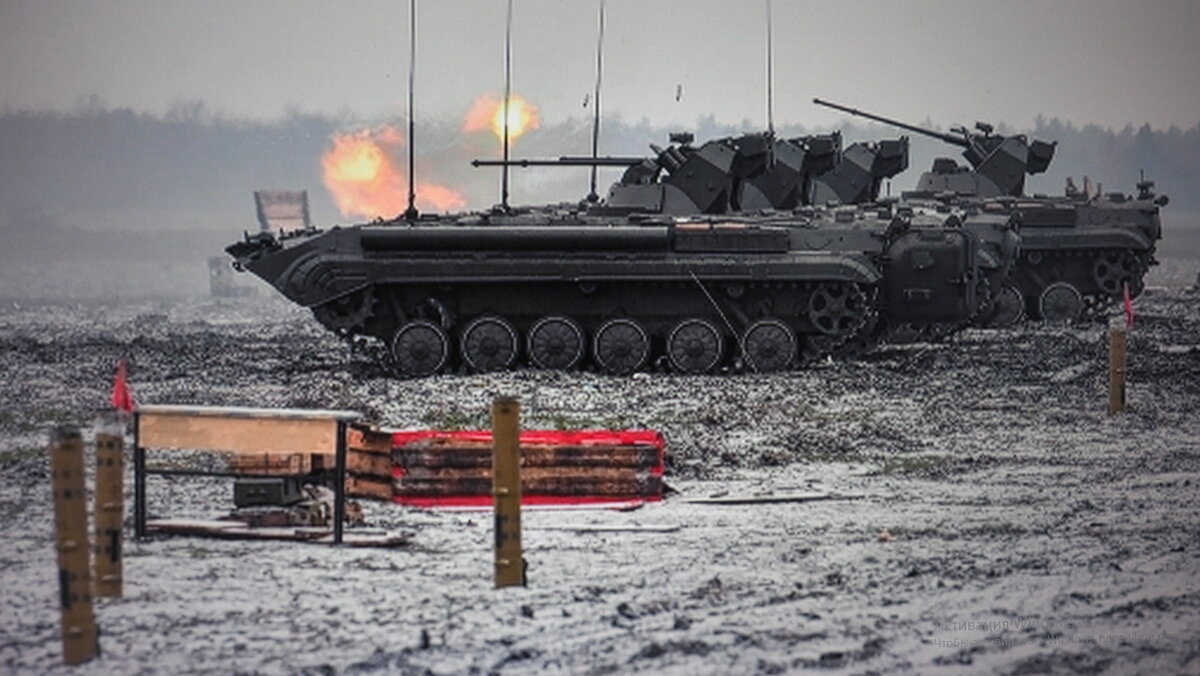 Огневая подготовка экипажей боевых машин пехоты на учебном полигоне - Юрий Велицкий