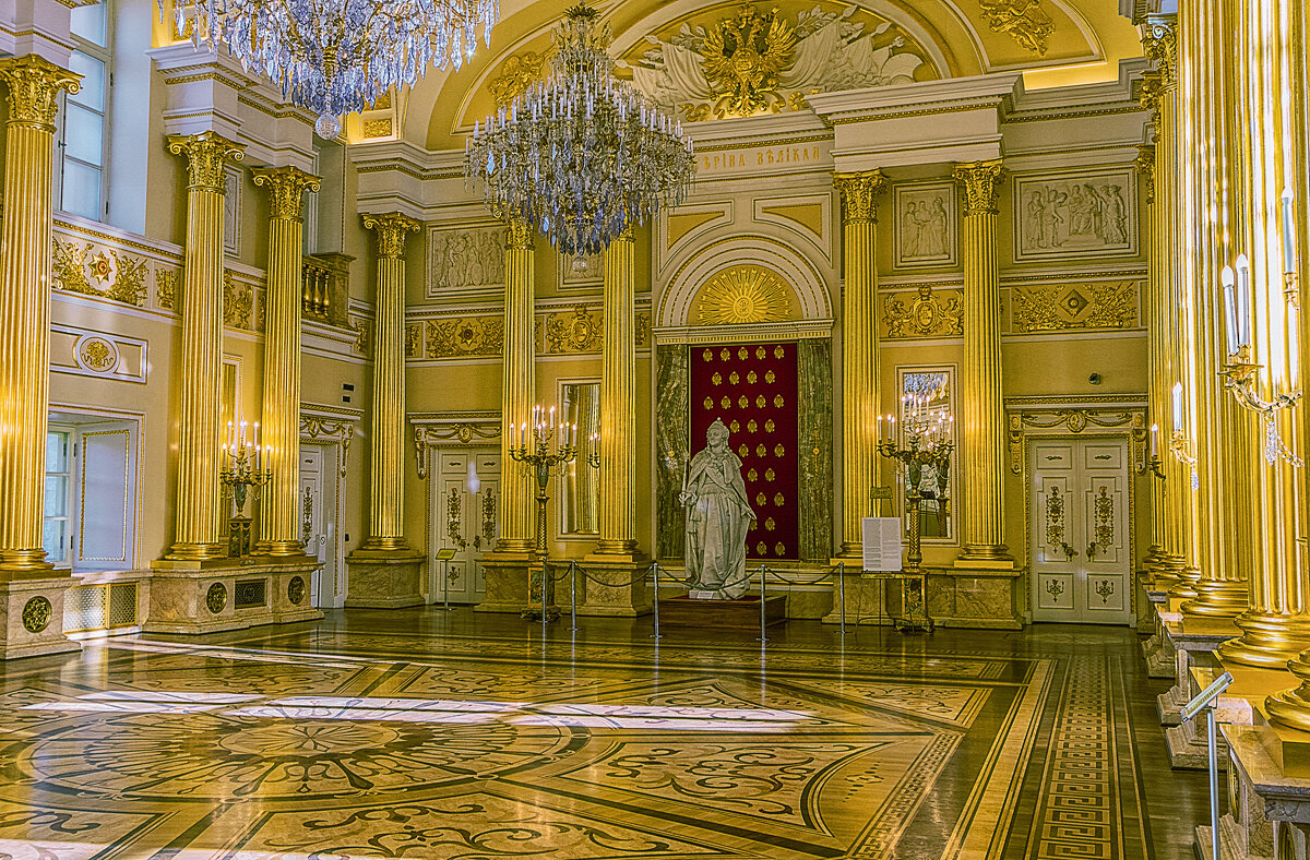 Большой зал Царицынского дворца. - Aleksey Afonin