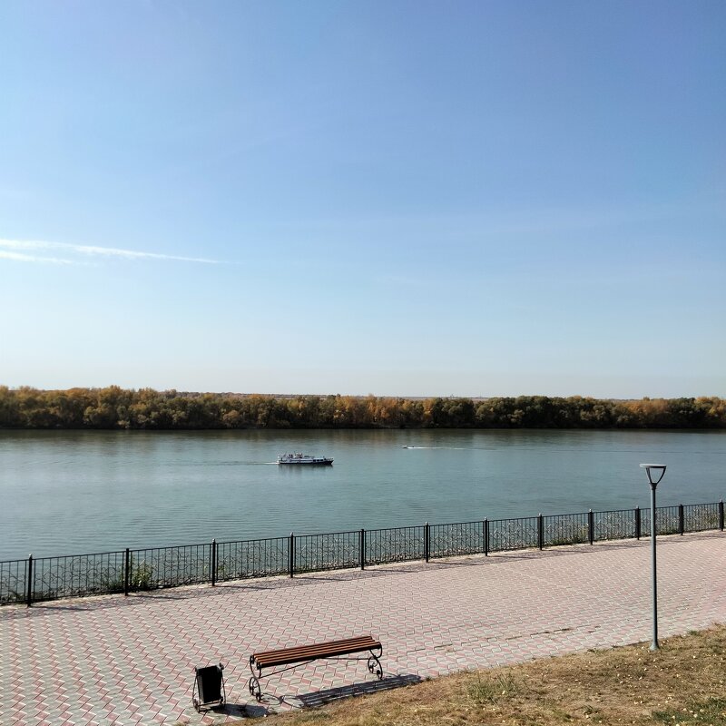 Река Иртыш, Павлодар - сентябрь 2022 г. - Динара Каймиденова