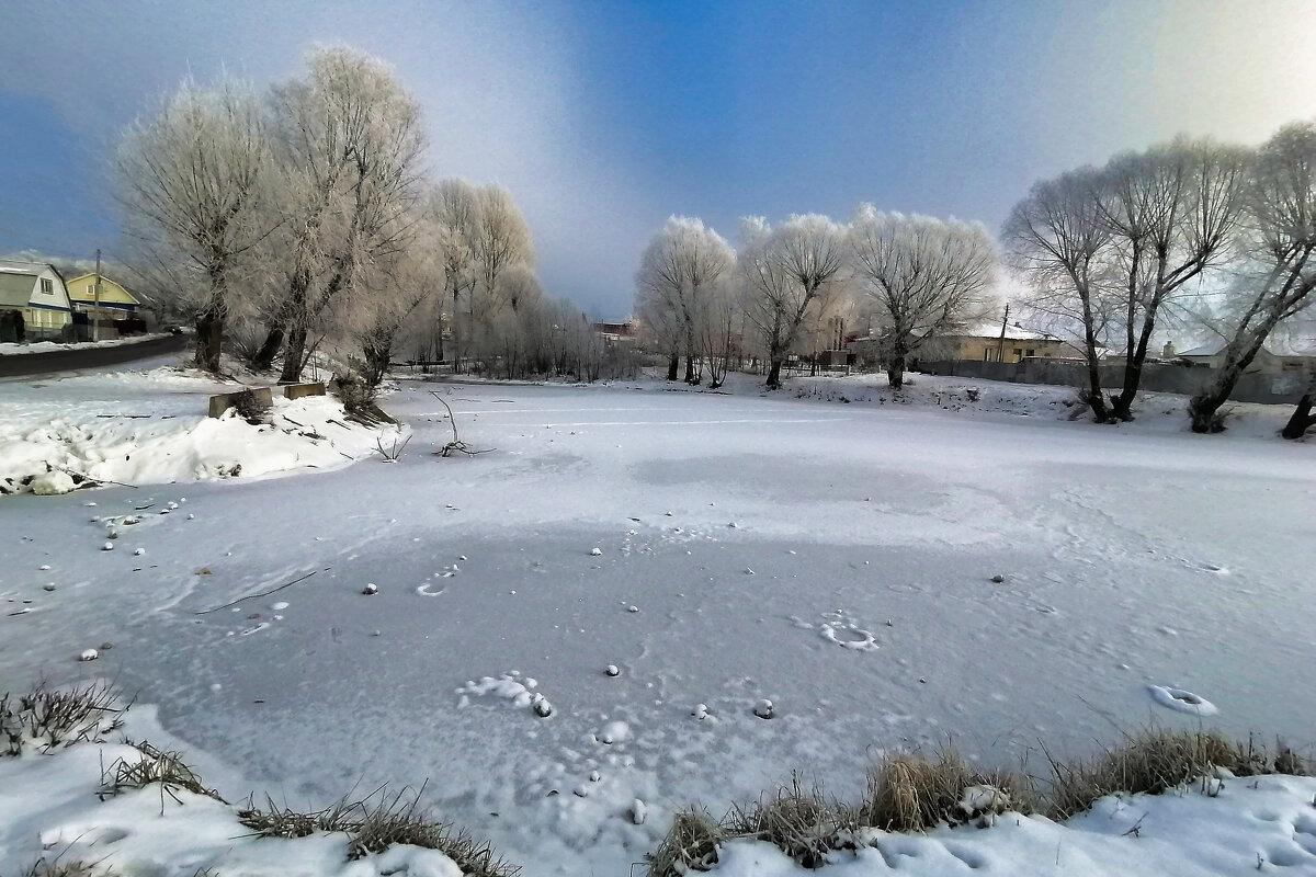 родниковое озеро зимой - Саша Милашкин