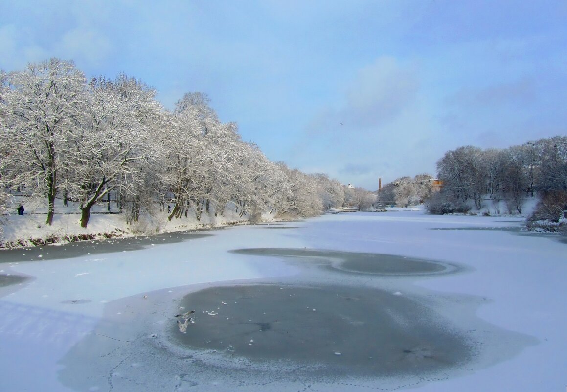 Зимний пейзаж - Сергей Карачин