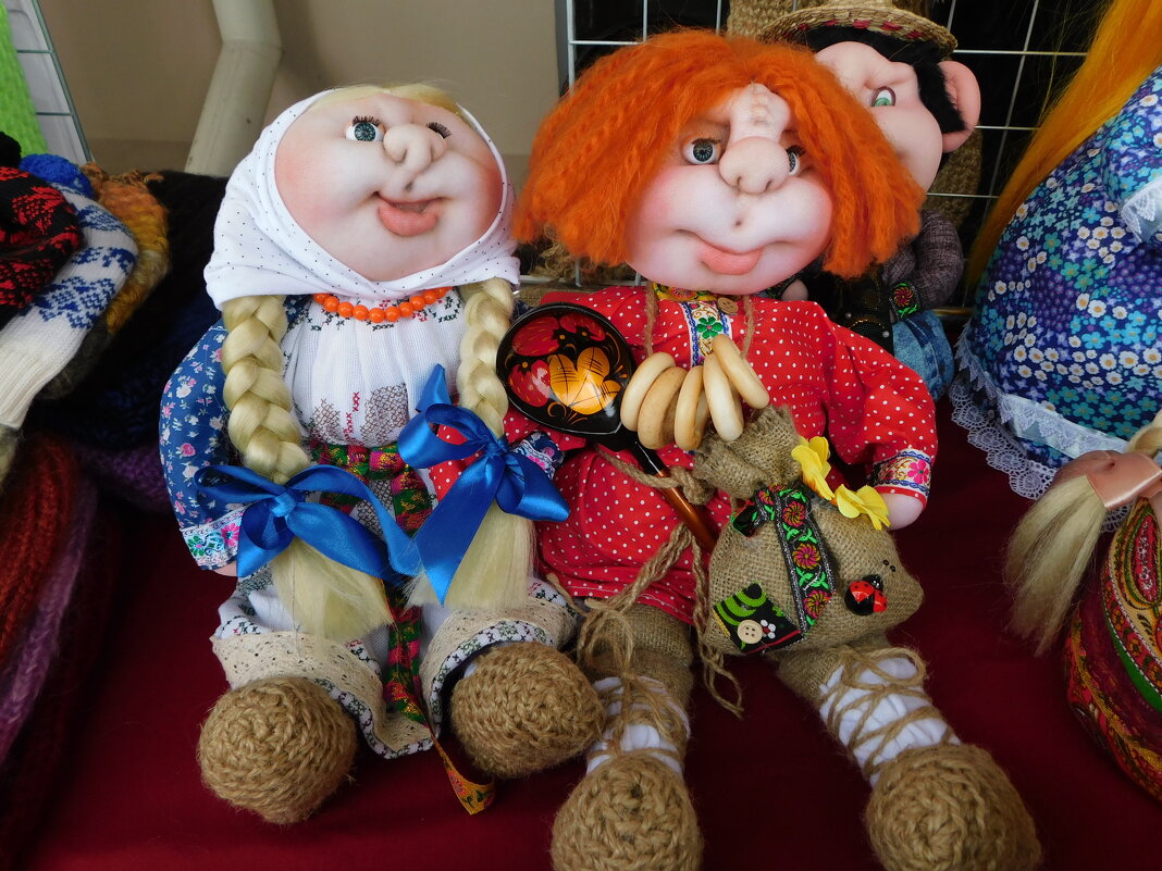 Куклы из колготок необычные лица домовые (76 фото)