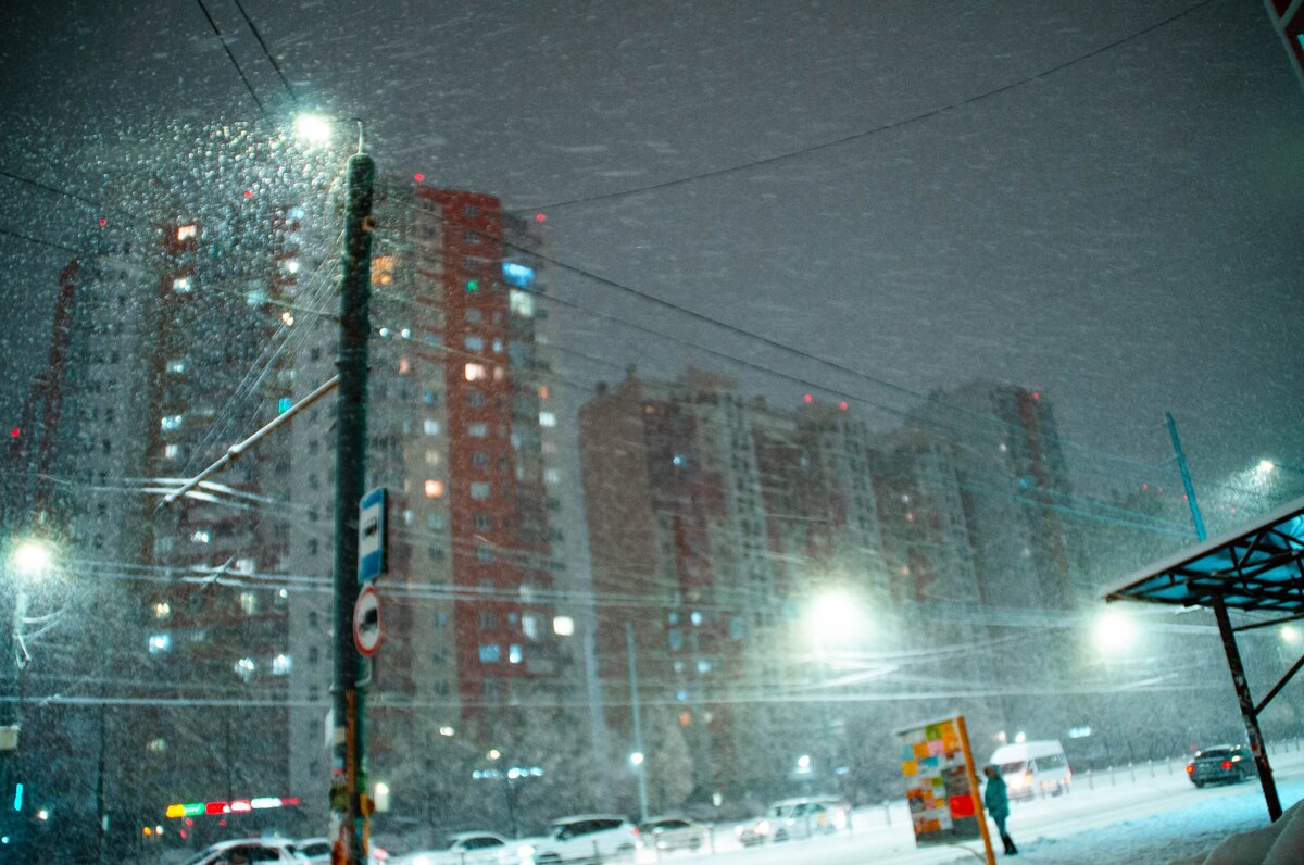 Снежное фото - Анна Лазарева