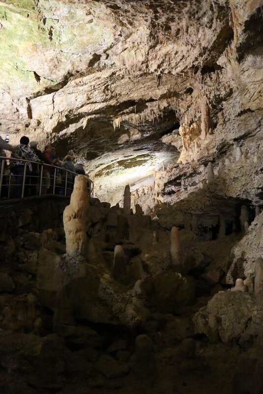 В новоафонской пещере - Ольга 