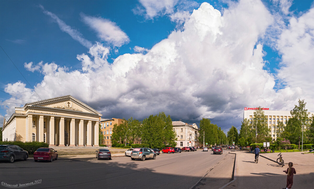 Грозовой фронт. Ухта, район Старый город - Николай Зиновьев