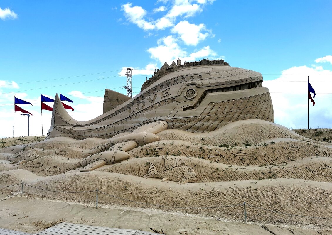 Песчаные скульптуры в Елгаве 2023 - Teresa Valaine