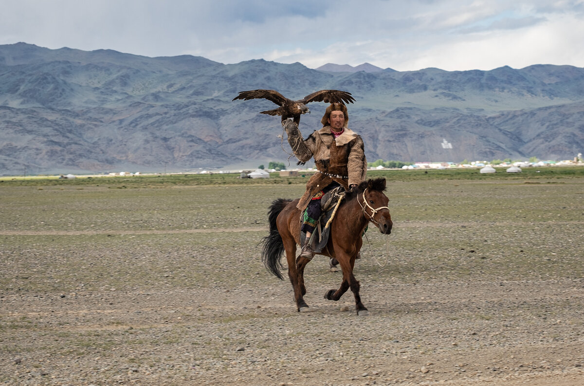 Монголия, охота с беркутом - Galina 