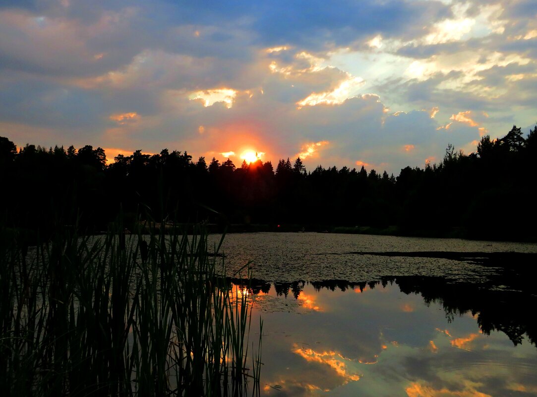 Закат над озером - Андрей Снегерёв