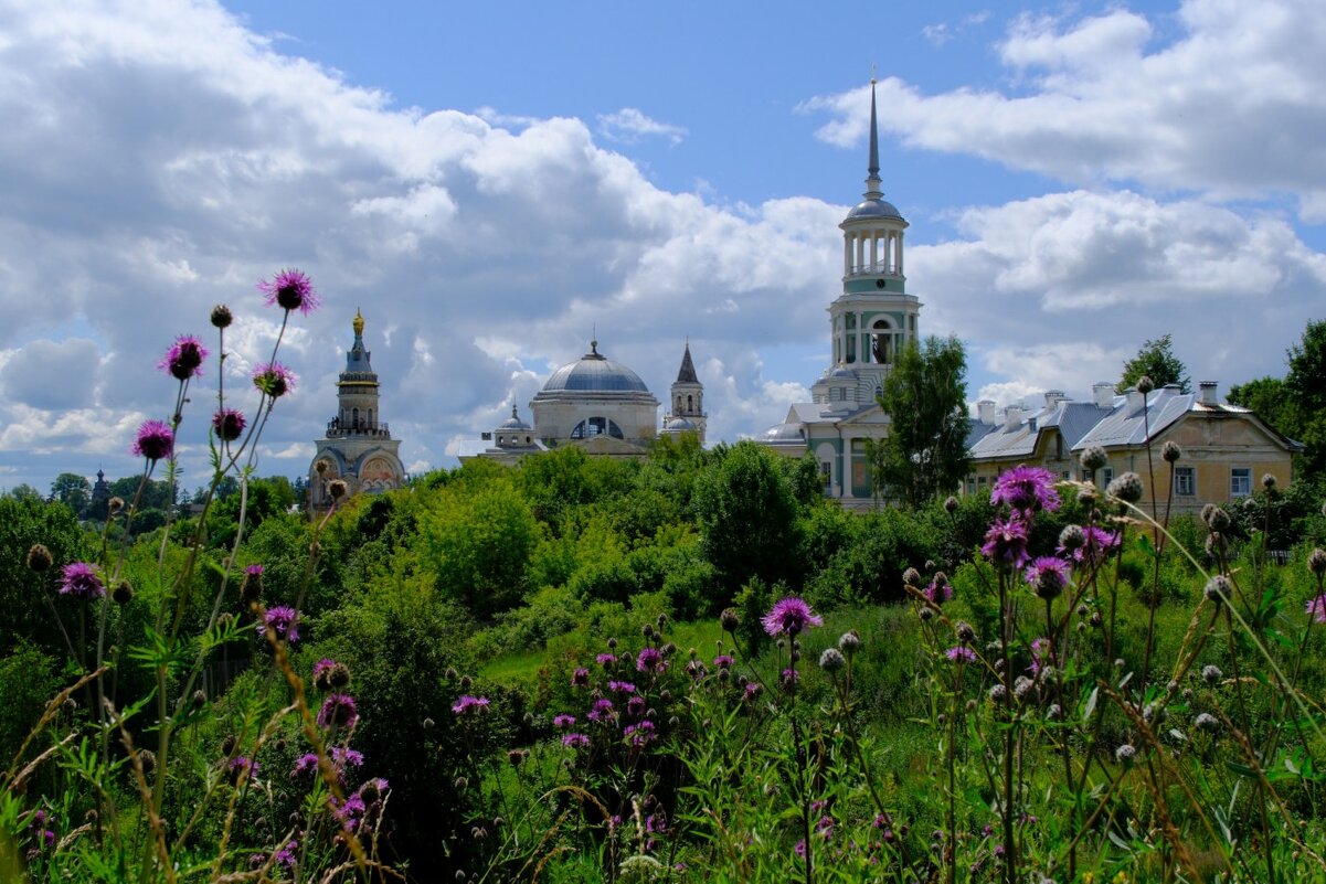 Борисоглебский монастырь с городища - Георгий А