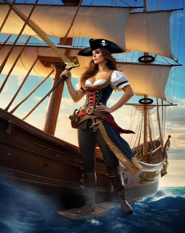 Королева пиратов - Александр Деревяшкин