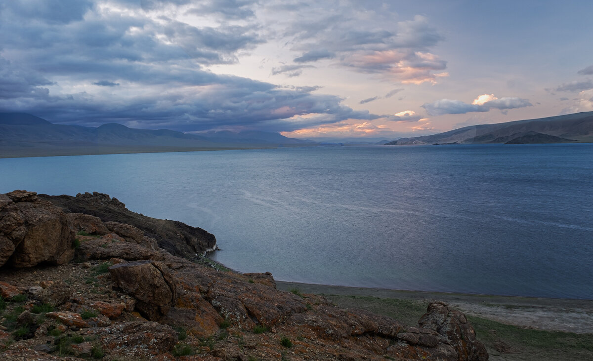 Рассвет на озере Толбо Нур - Galina 