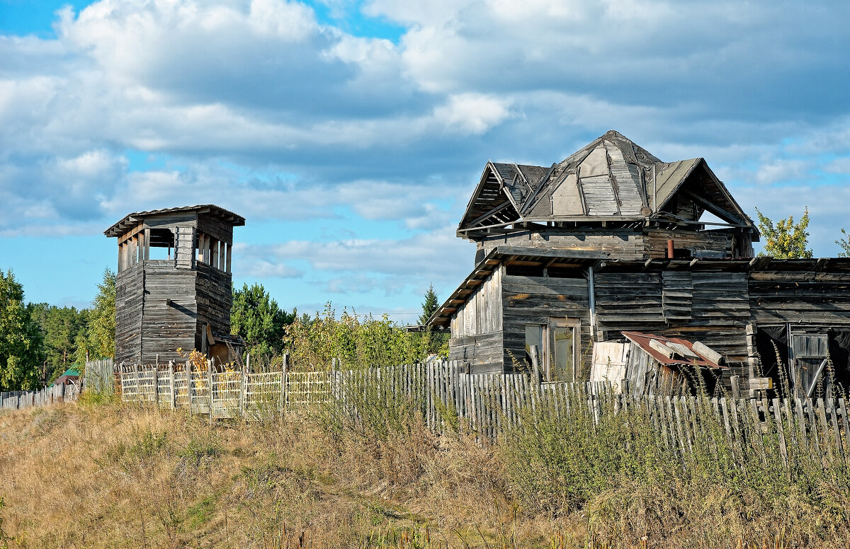 Сибирская глубинка. Домики в деревне - Дмитрий Конев