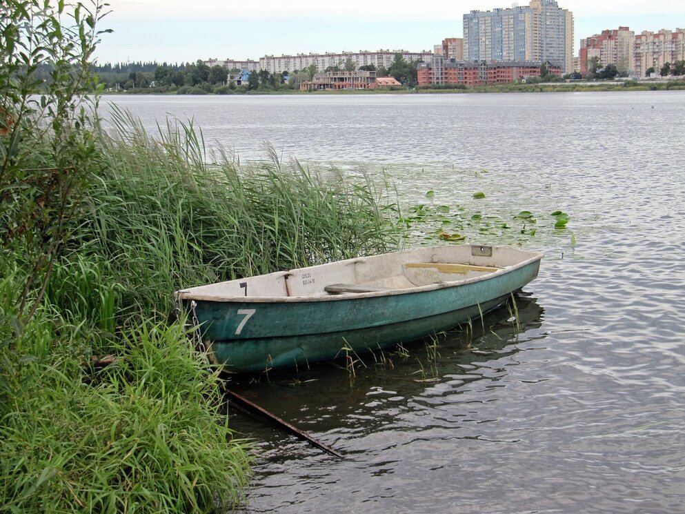 Лодка на озере - Вера Щукина