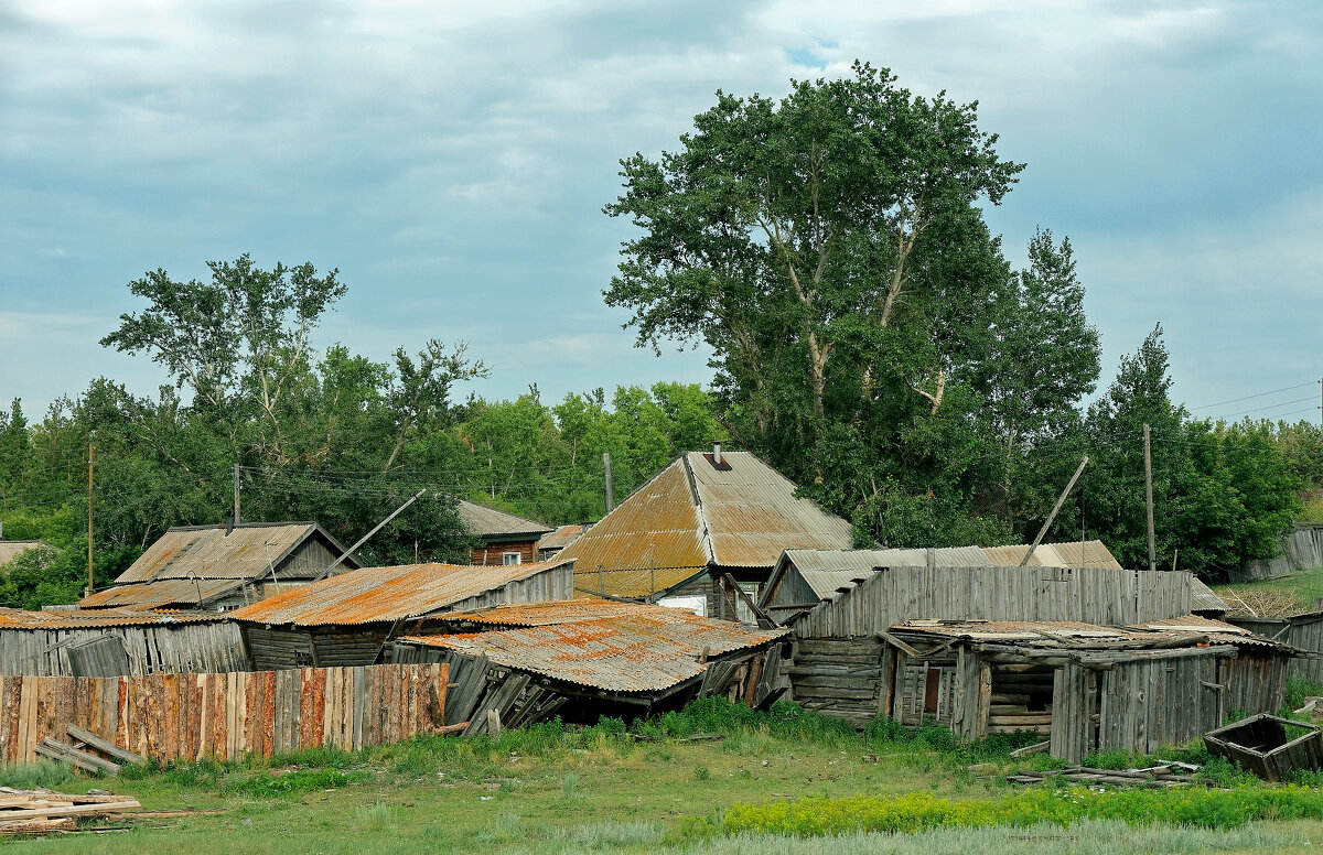 Сибирская глубинка. Домики в деревне - Дмитрий Конев