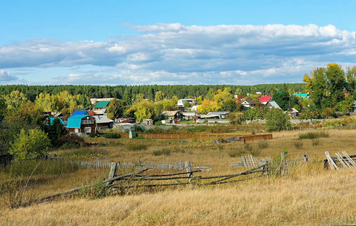 Сибирская глубинка. Домики в деревне - Дмитрий Конев