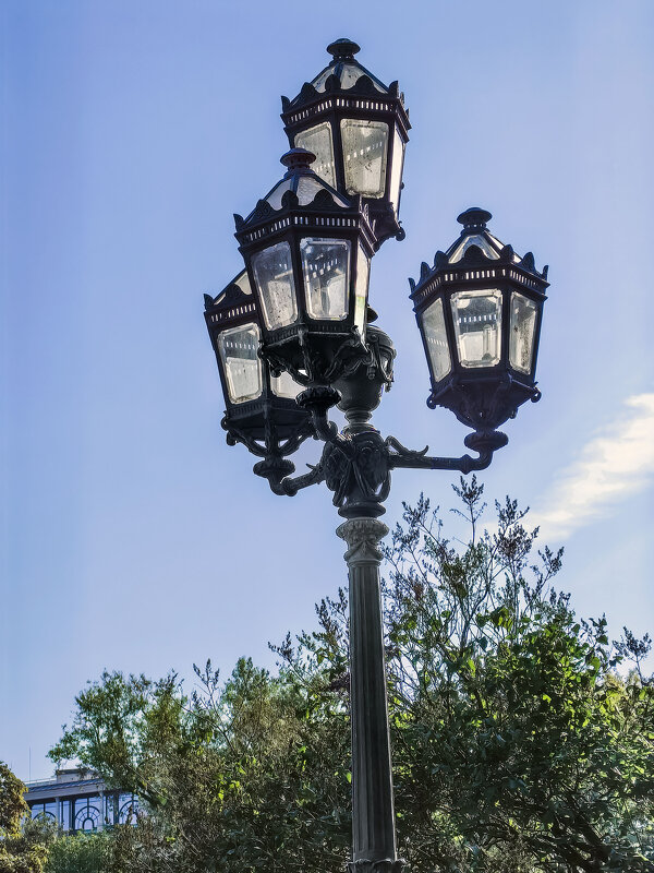 Замечательные фонари-торшеры-канделябры у  памятника Екатерине - Стальбаум Юрий 