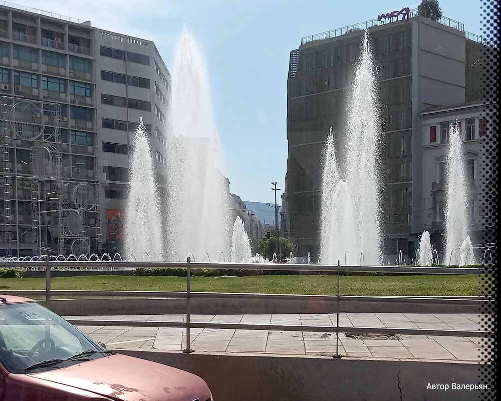 городской фонтан. - Валерьян Запорожченко