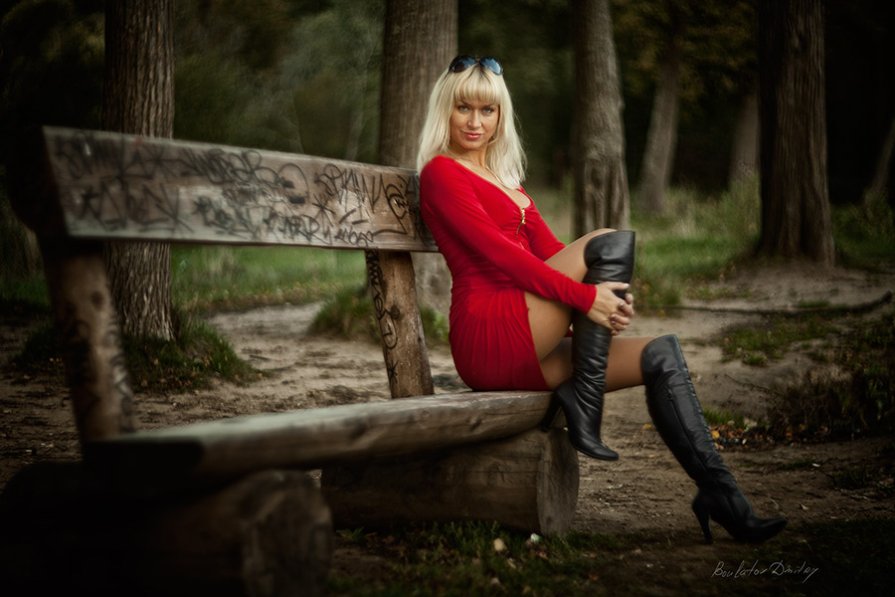 Lady in red.. - Дмитрий Булатов