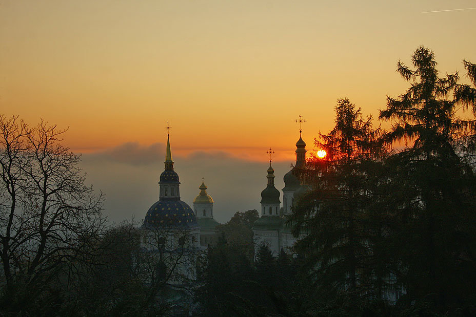 Утро Выдубичского монастыря - Олег Самотохин