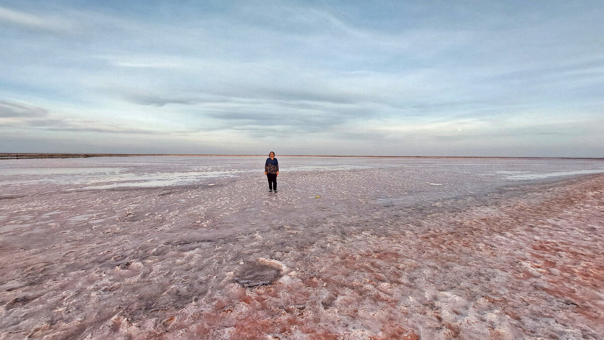 Соляное озеро Сасык-Сиваш в Евпатории. - ИРЭН@ .