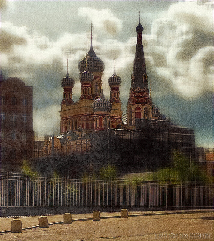 My magic Petersburg_04195 Покровская церковь на ул. Боровой - Станислав Лебединский