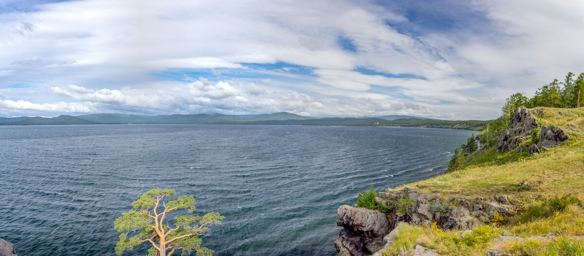 Озеро Тургояк (панорама). - Алексей Трухин