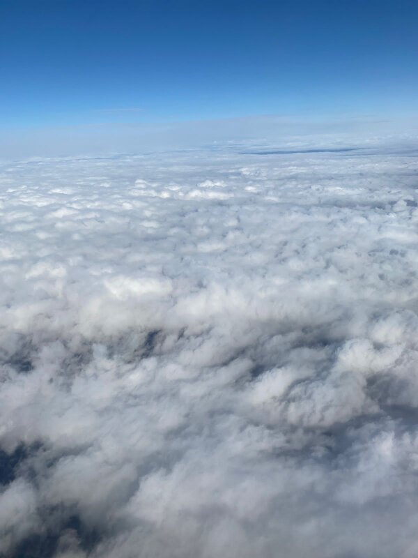 Путешествие в Питер Вид из окна самолёта - Нина Колгатина 