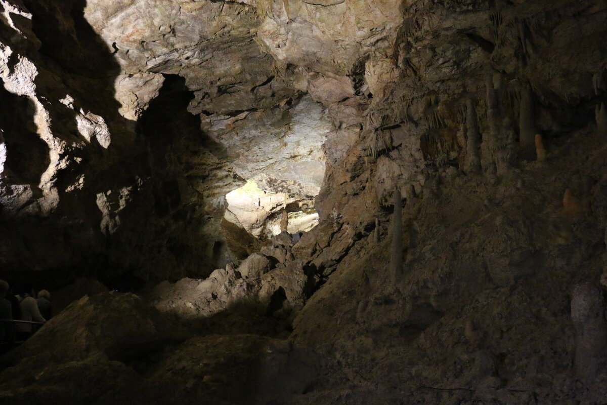 В новоафонской пещере - Ольга 