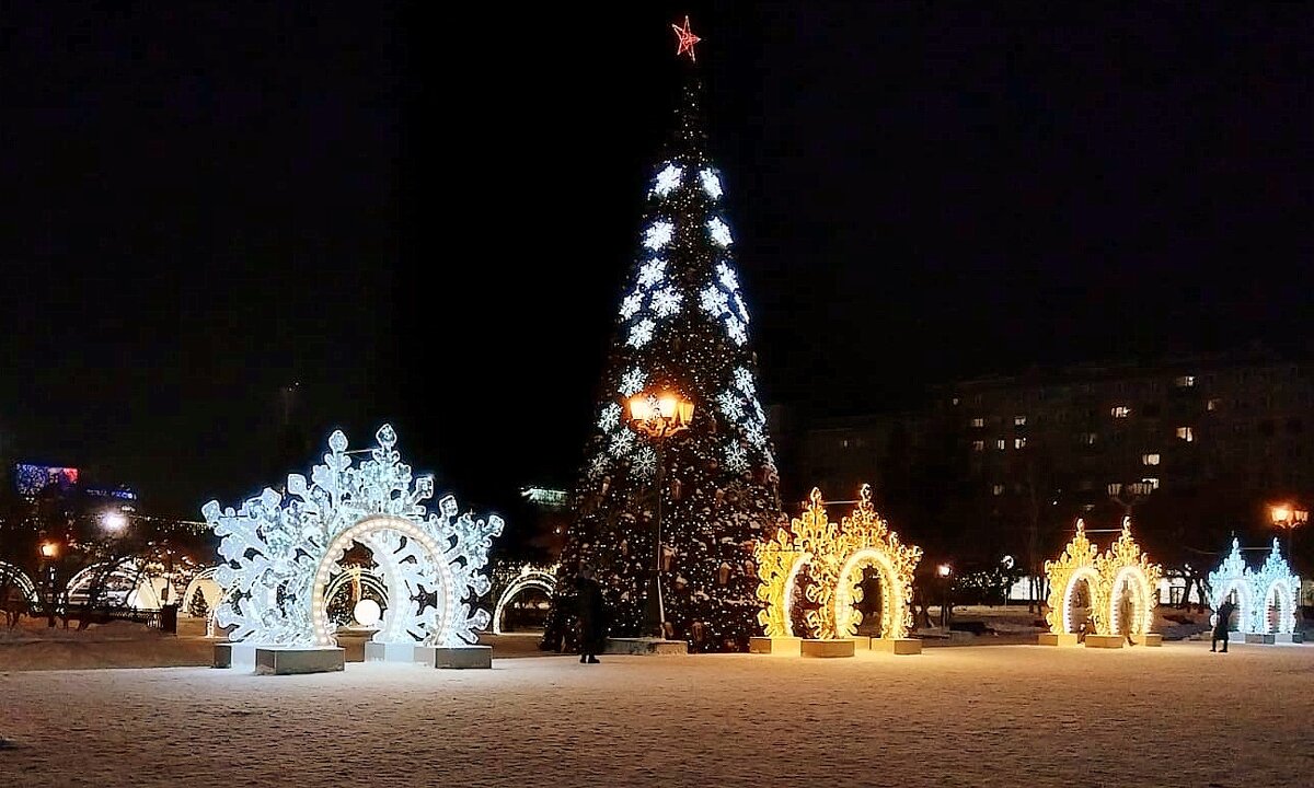 Если снежинки не растают ...пока часы 12 бьют ! Новосибирск. - Мила Бовкун