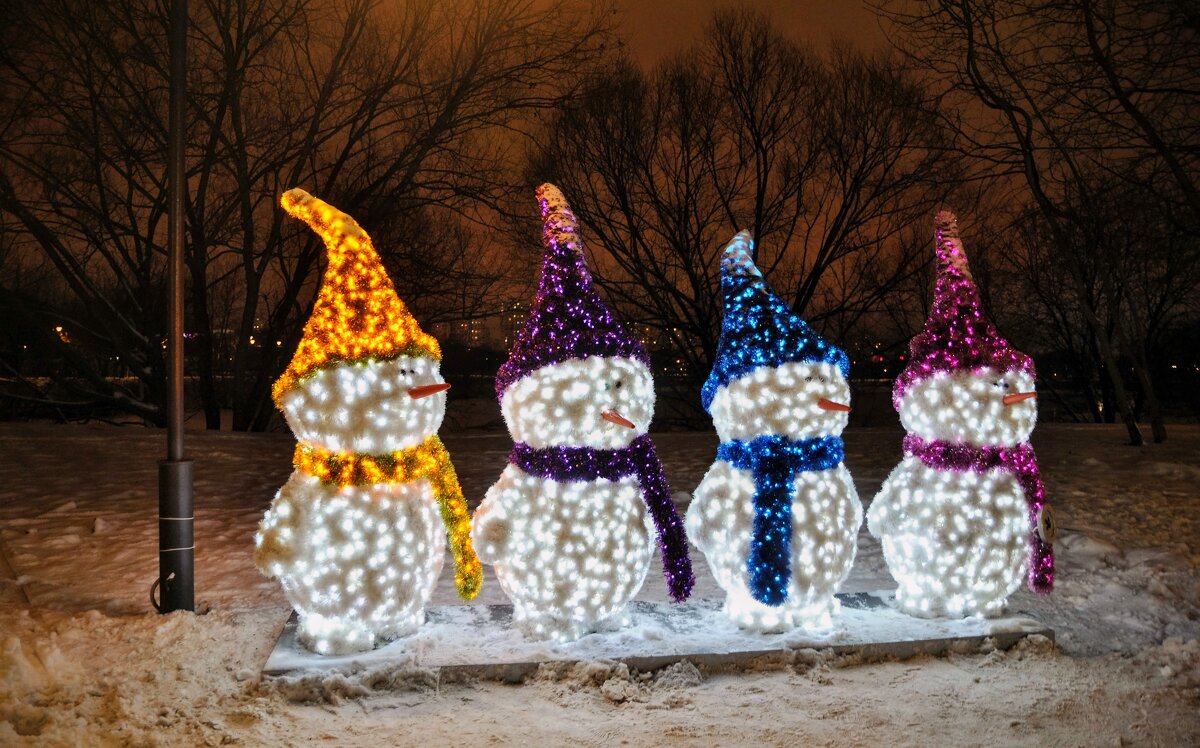 Весёлые снеговики - Анатолий Колосов