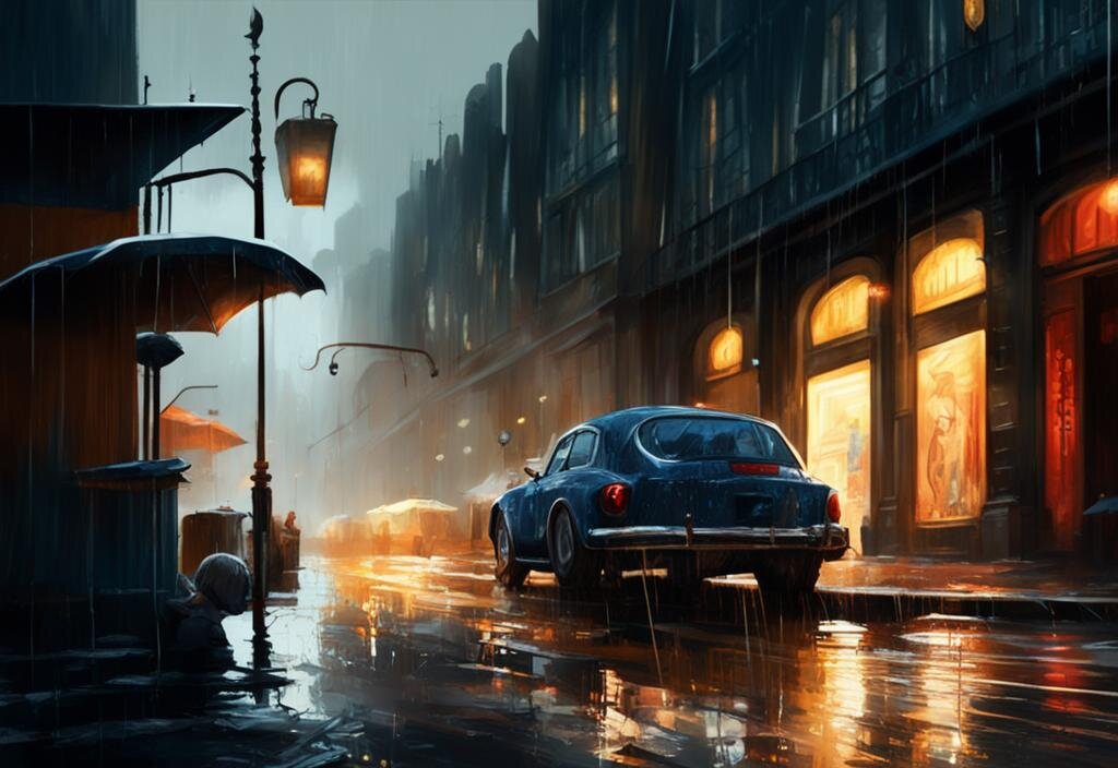 Нейросеть рисует дождь - Юрий Гайворонский