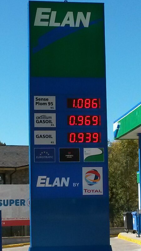 бензин в Андорре - Елена 
