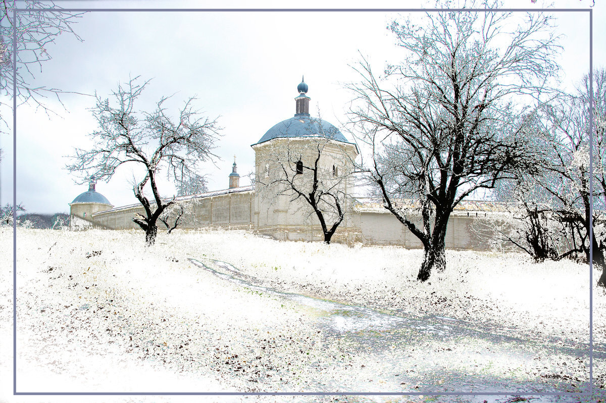 Свенский монастырь зимой - Евгений 