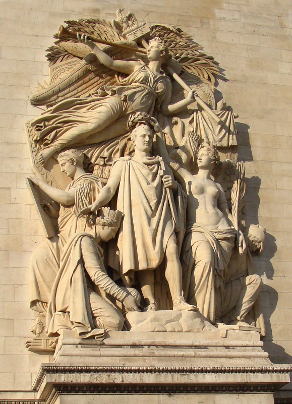 Фрагмент Триумфальной арки в Париже - susanna vasershtein
