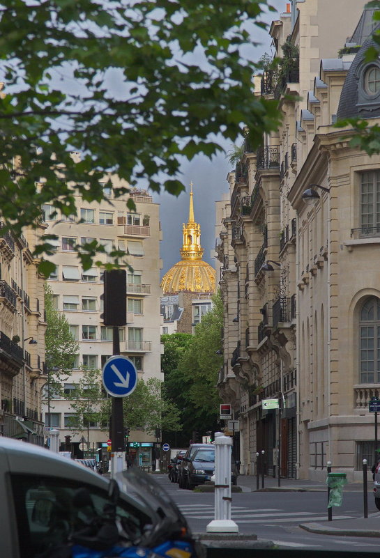 Золотой купол дворца инвалидов в Париже. - Евгений Поляков