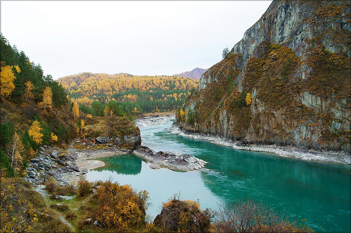 Горно Алтайск река Катунь