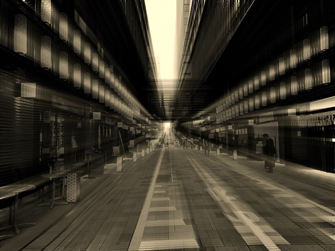 Токио в мягком светe фонарей комплекс "COREDO Muromachi" - wea *