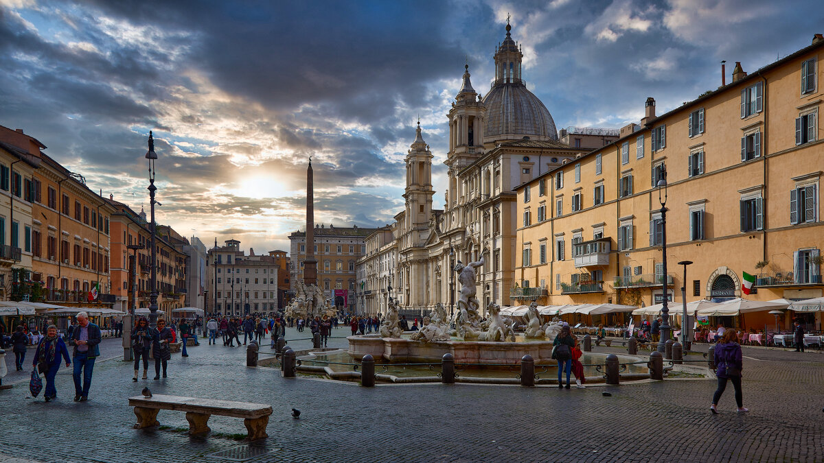 Прогулки по Риму. Площадь Навона (Piazza Navona)... - Dmitriy Dikikh