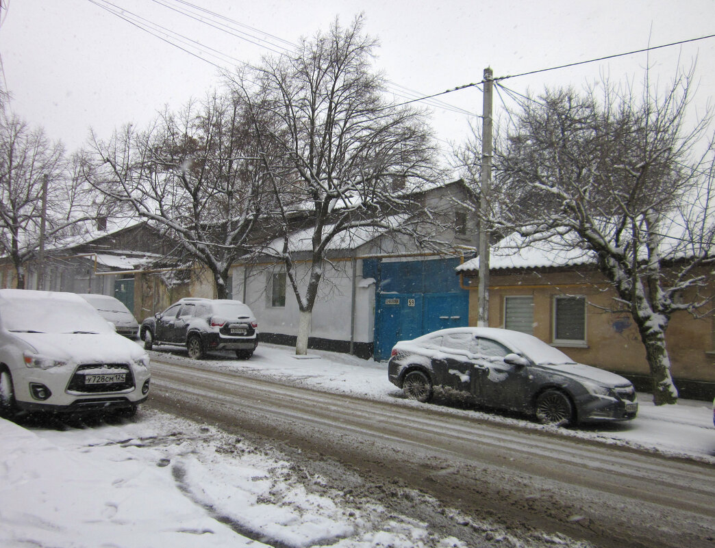 Автомобили в снегу - Валентин Семчишин