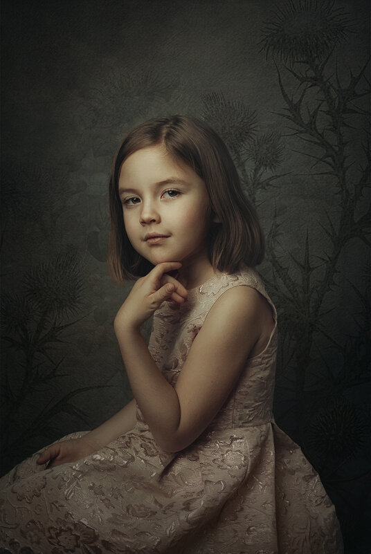 Портрет на фоне чертополоха - Дина Агеева