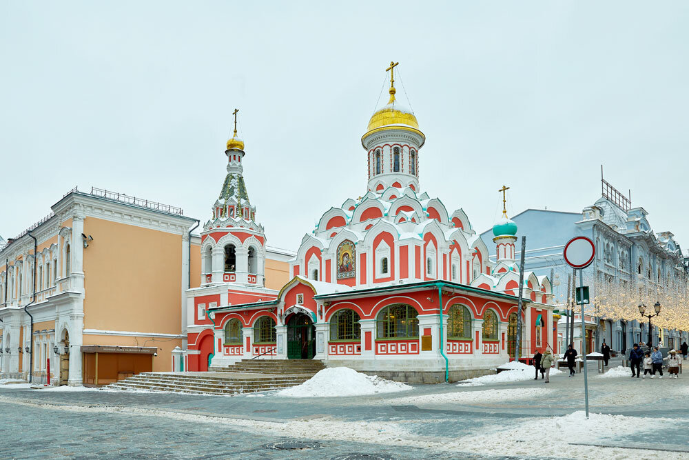 Москва. Казанский собор. Зима - Николай Николенко