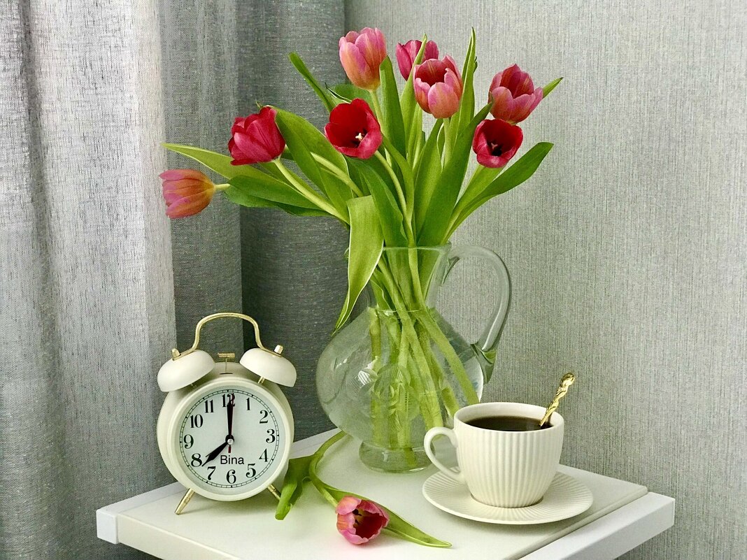 Время Весны и утреннего кофе) Доброе утро) - Альбина 