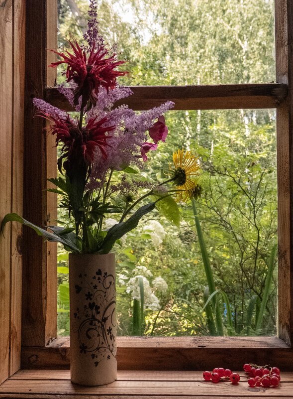 Цветы в вазе - Мария Демина